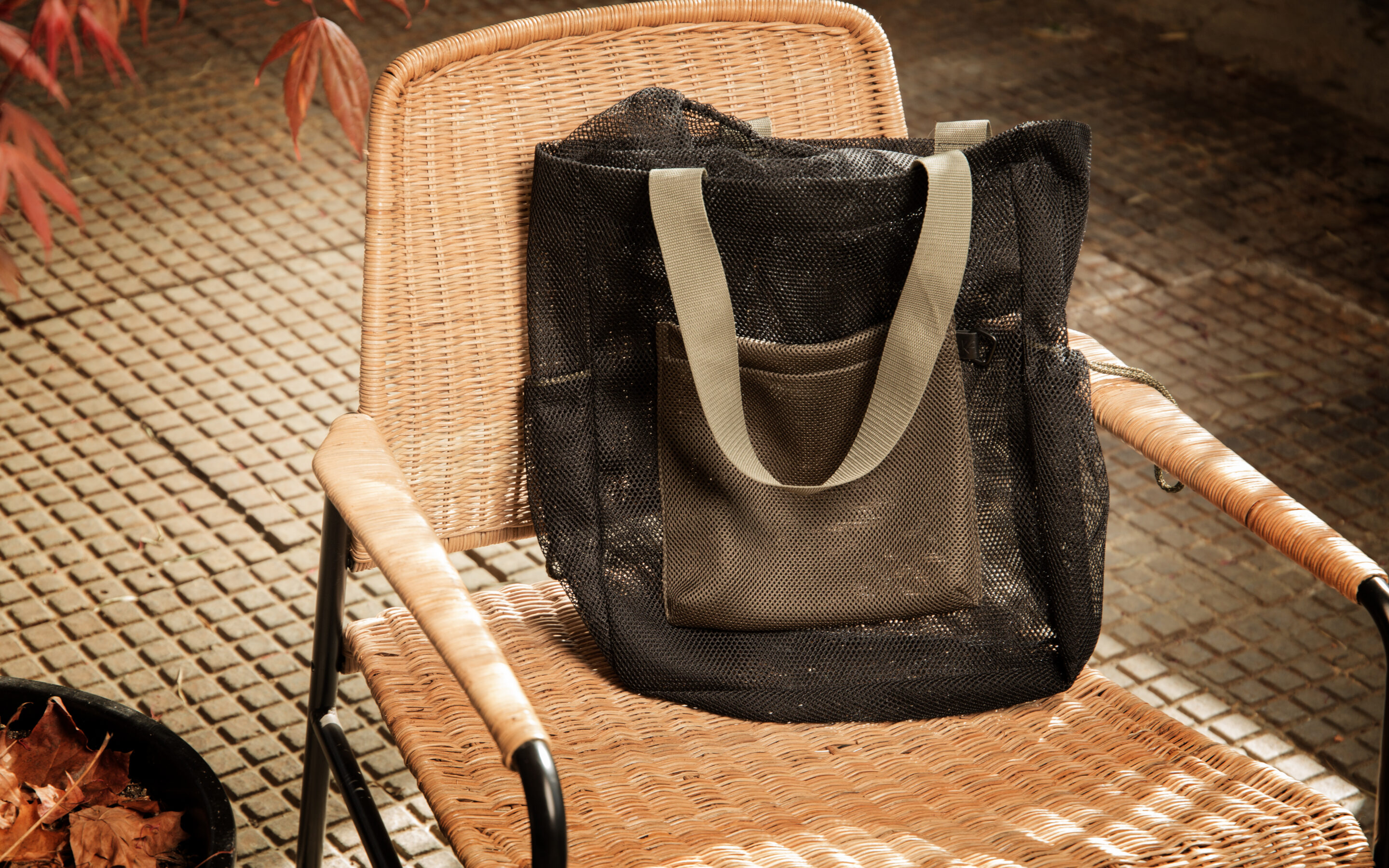 Tote bag (poekott) "Carla" khaki tasku, Eesti disain, kingitus, rannakott