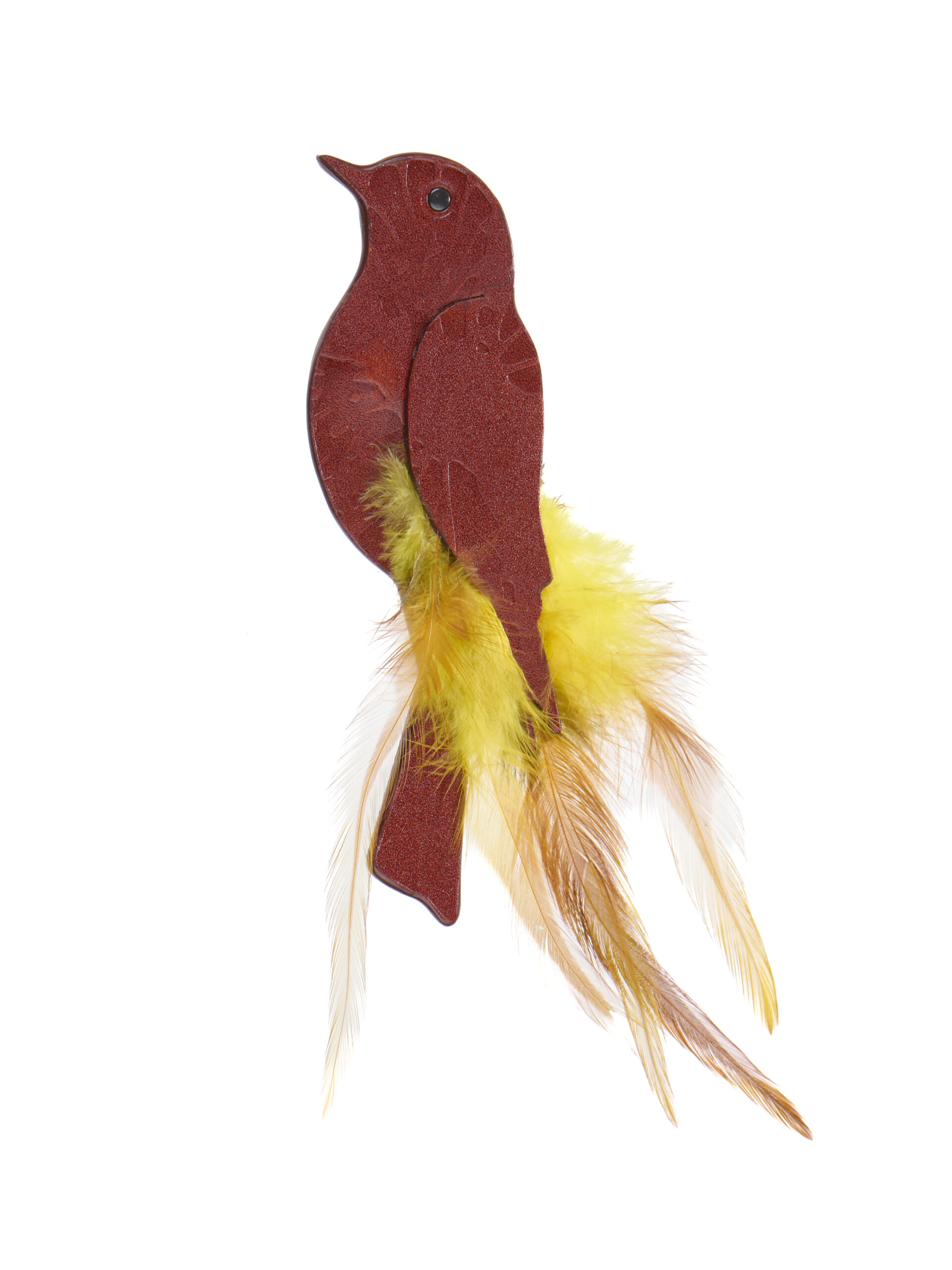 Nahast pross „ A little bird“ suur konjakipruun