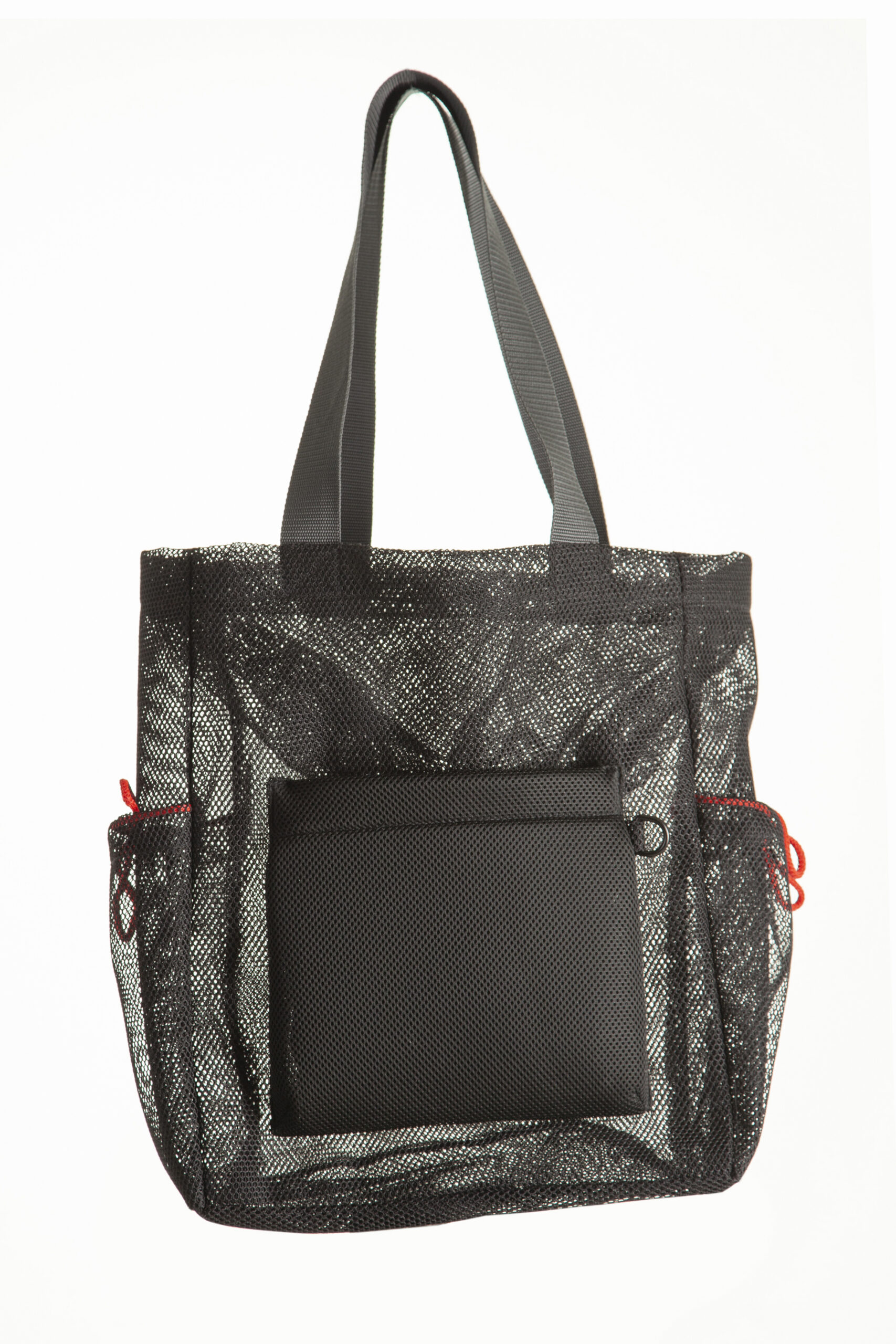 ByKaireAvi tote bag hallid sangad ja punased nöörid, unisex, Eesti disain
