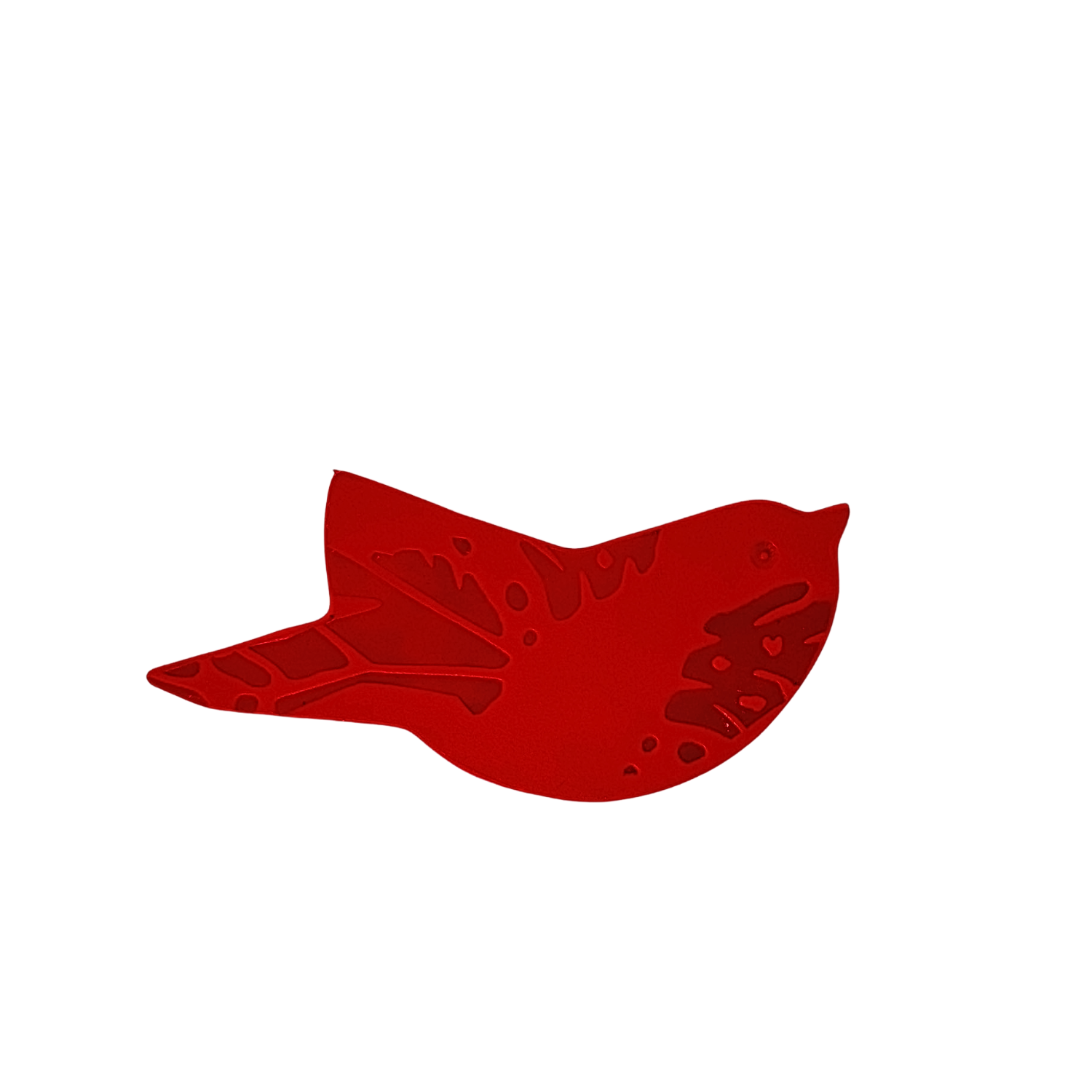 Nahast pross „ Quiet Wing" punane